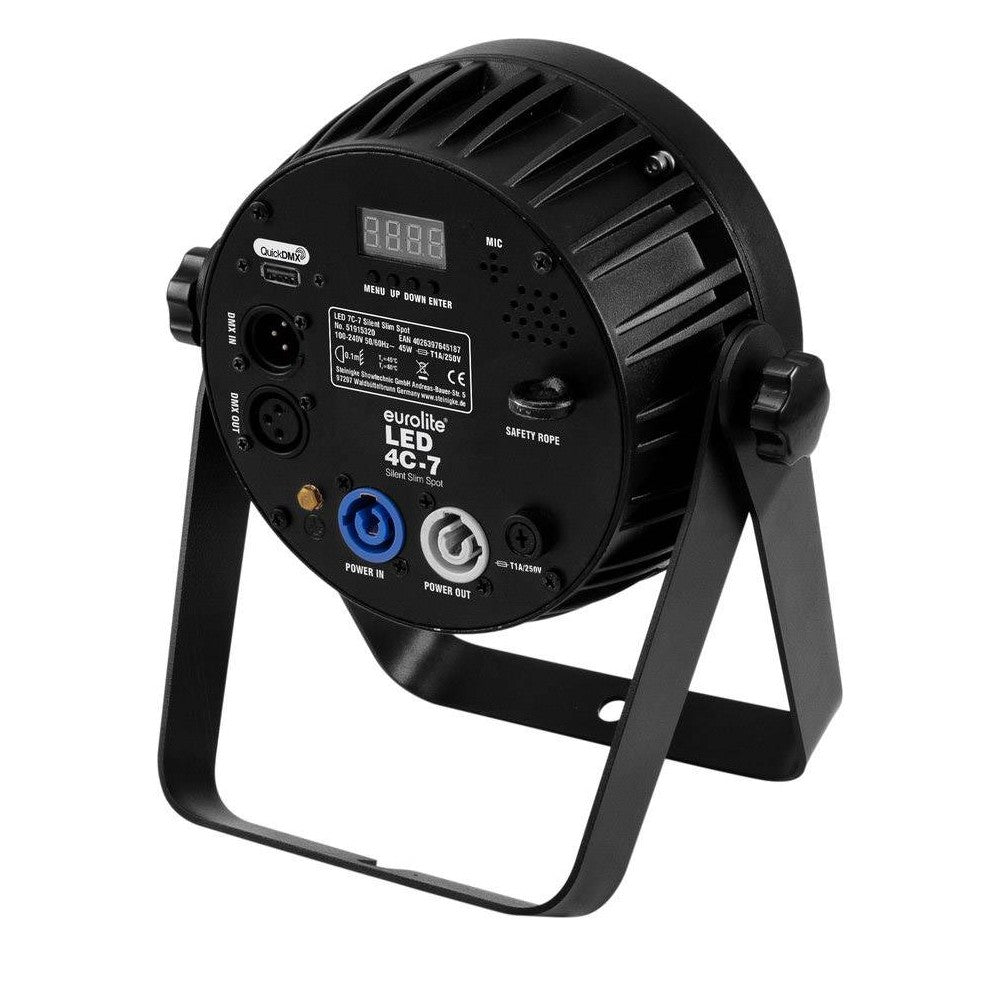 EUROLITE LED 4C-7 Foco silencioso 4 en 1 RGBW