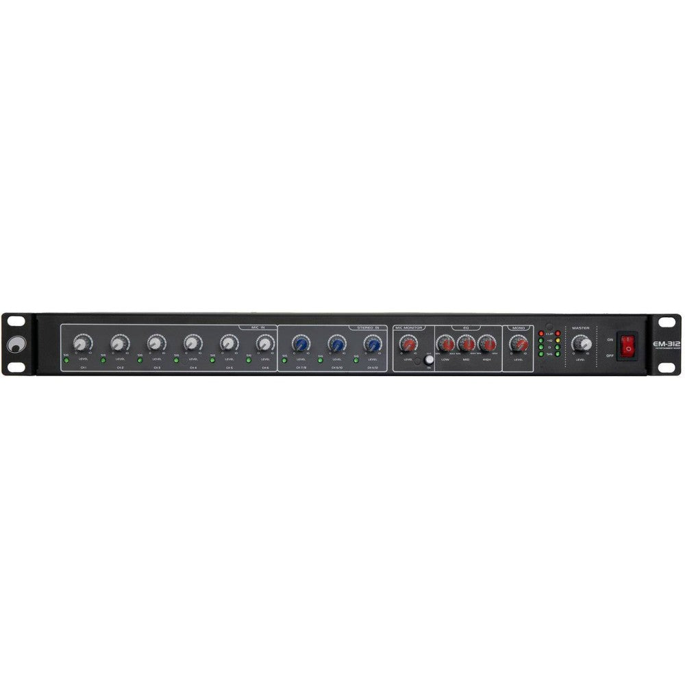 OMNITRONIC EM-312 Mixer rack a 12 canali
