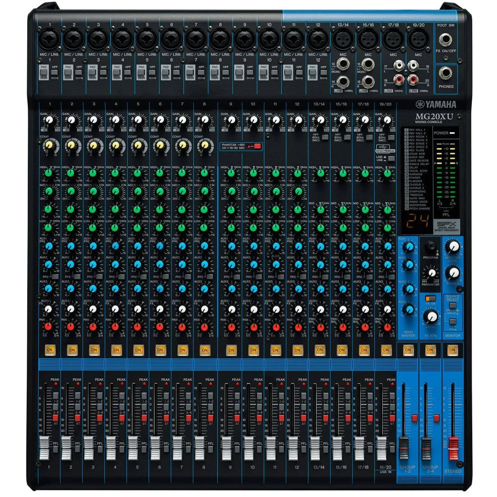 YAMAHA MG20XU Mixer a 20 canali con effetti