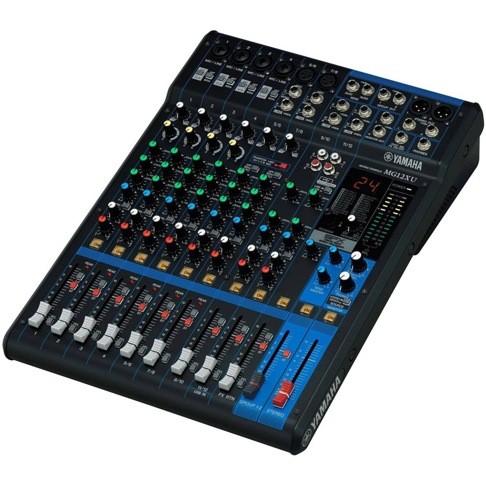 YAMAHA MG12XU 12-Channel Passive Mixer with Effects and USB