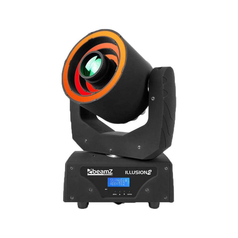 BEAMZ ILLUSION II Moving Head Beam with 3 LED rings