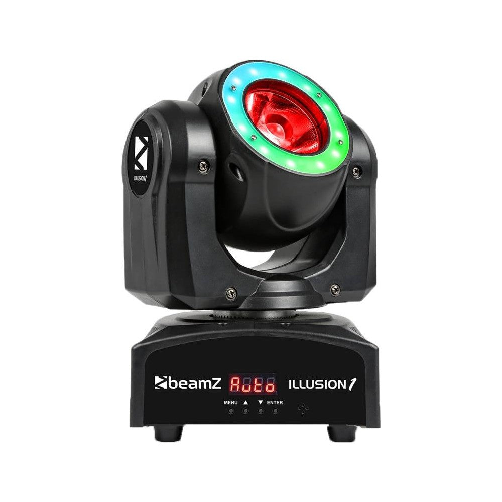 BEAMZ ILLUSION 1 Testa mobile BEAM con anello LED da 60W