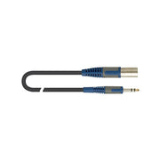 QUIK LOK RKSM344-2 Cavo adattatore da XLR maschio a Jack Stereo bilanciato da 2m
