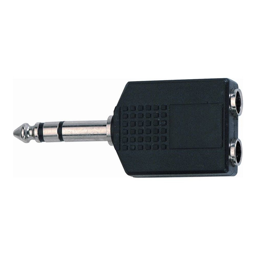 QUIK LOK AD/76 Adattatore da 2 Jack 6.3 mm stereo femmina a Jack 6.3 mm stereo
