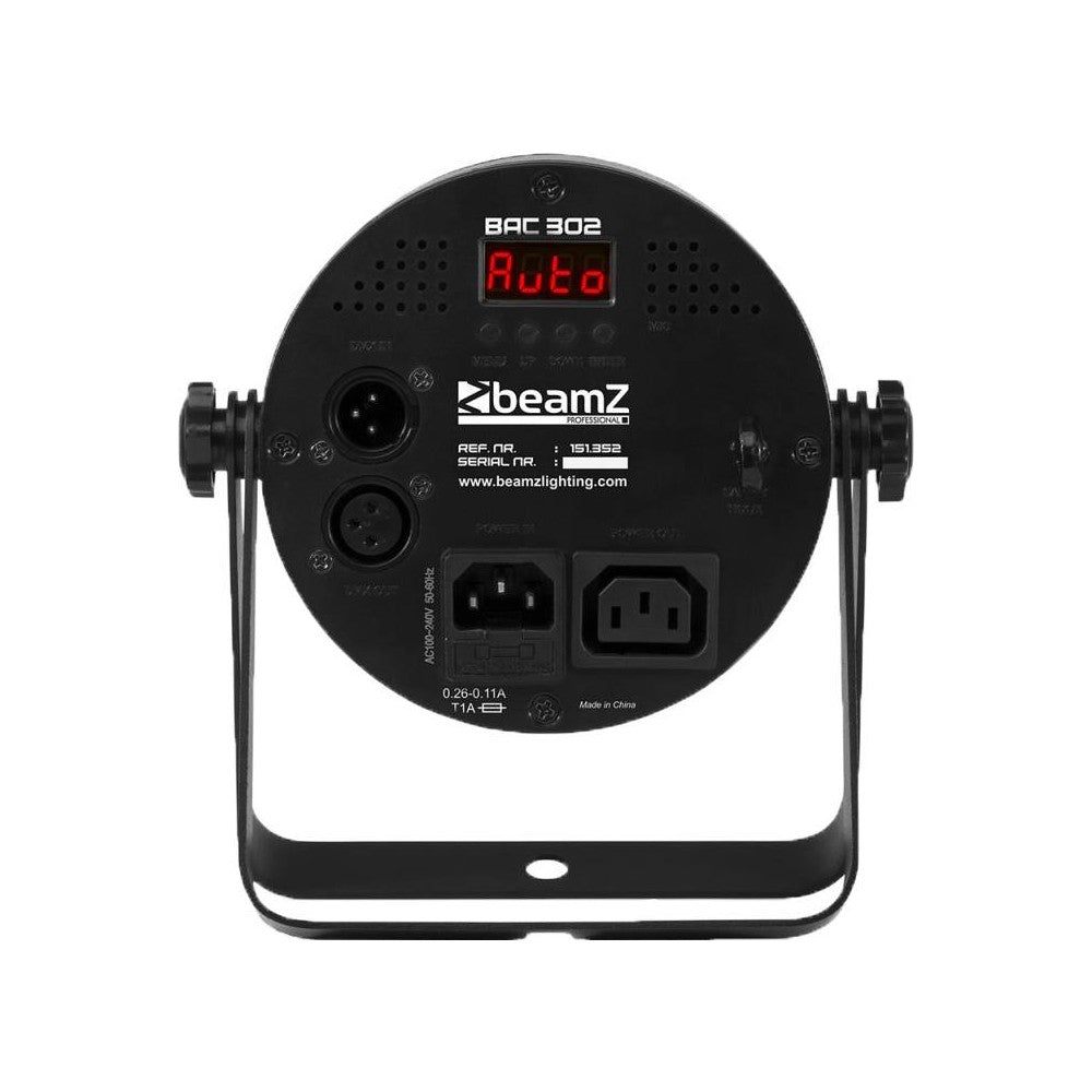 BEAMZ BAC302 Foco LED PAR RGBWA-UV DMX IRC