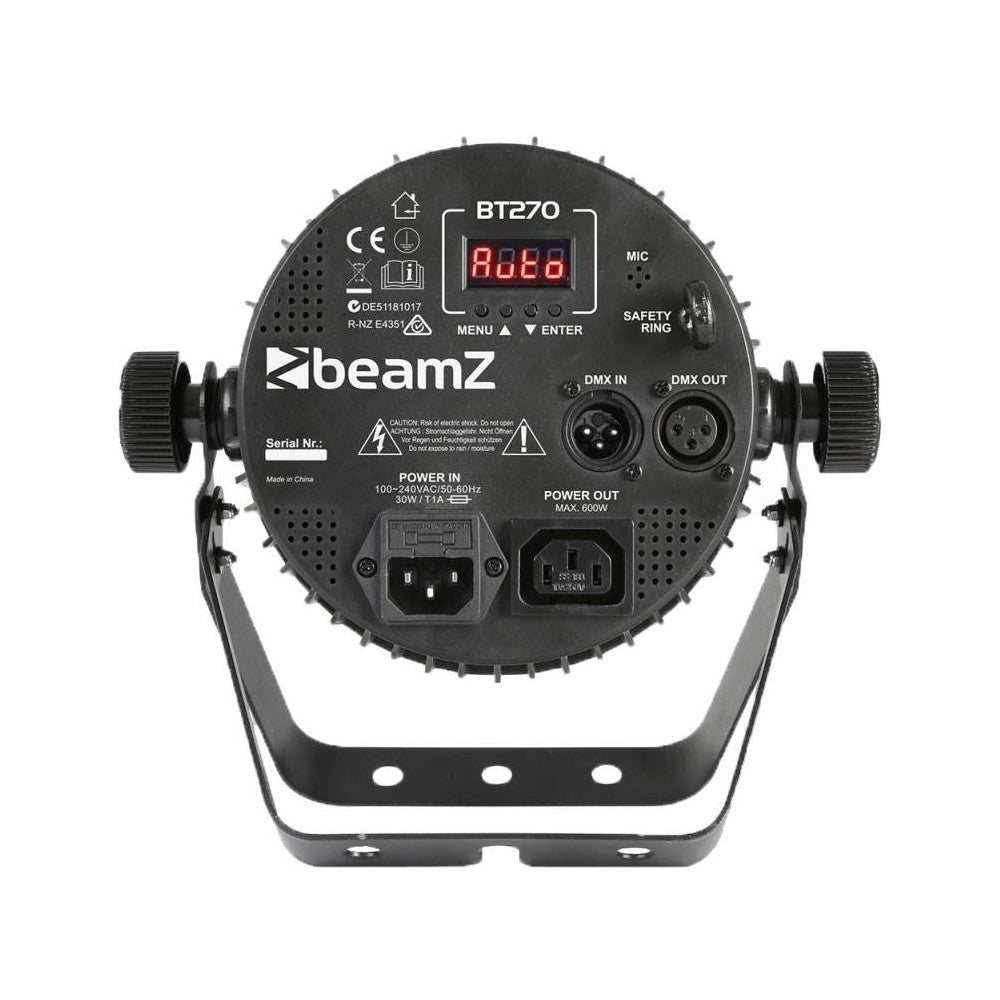 BEAMZ BT270 Faro LED Flat Par RGBW DMX IRC B-Stock