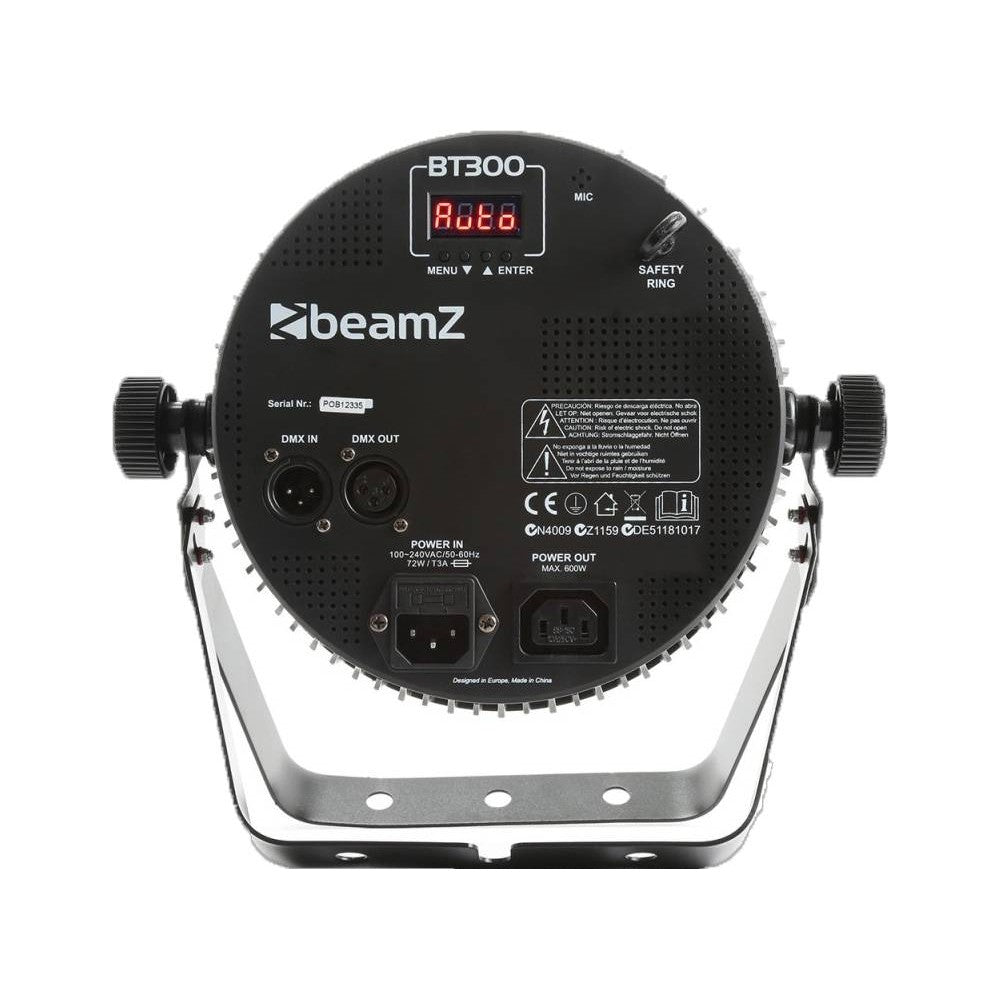 BEAMZ BT300 Faro LED Flat PAR HEX DMX IRC