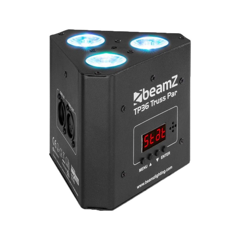BEAMZ TP36 Faro truss par RGB-UV DMX IRC