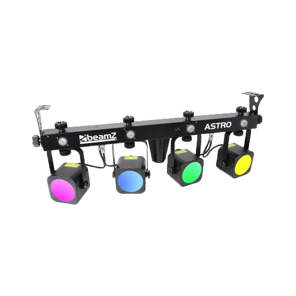 BEAMZ LED ASTRO PARBAR Kit di 4 fari PAR COB