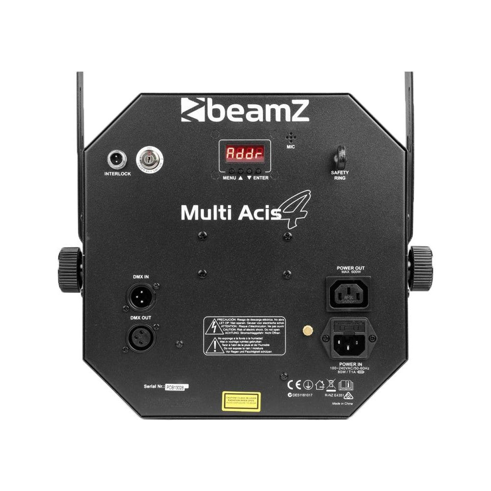 BEAMZ MULTIACIS IV Foco 4en1 RGBAWUV