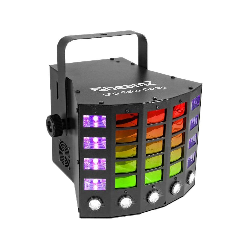 BEAMZ LED GOBO DERBY Faro LED 3in1