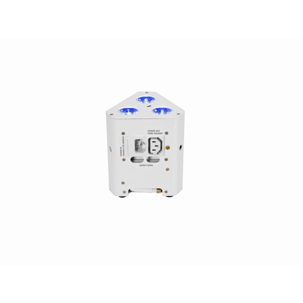 EUROLITE AKKU TL-3 TCL Foco a Batería 3x3 W RGB Blanco
