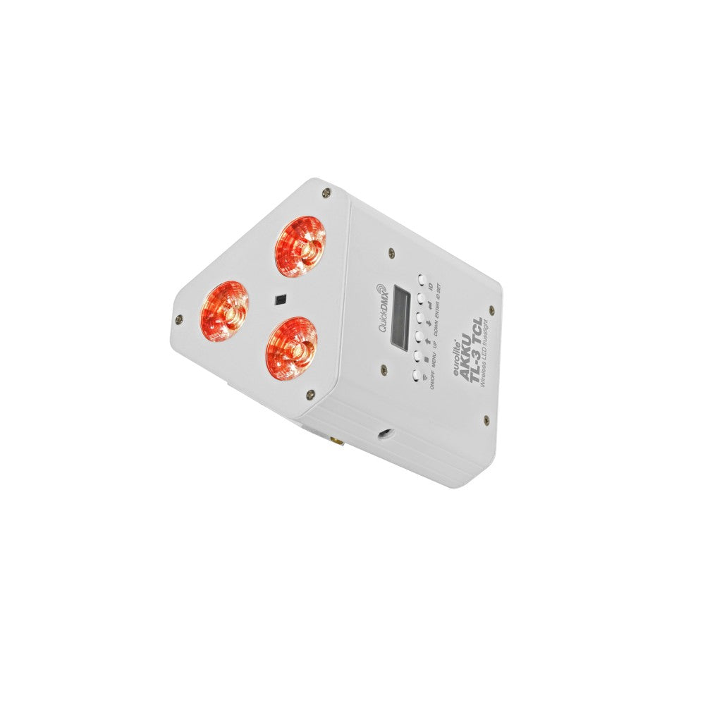 EUROLITE AKKU TL-3 TCL Foco a Batería 3x3 W RGB Blanco