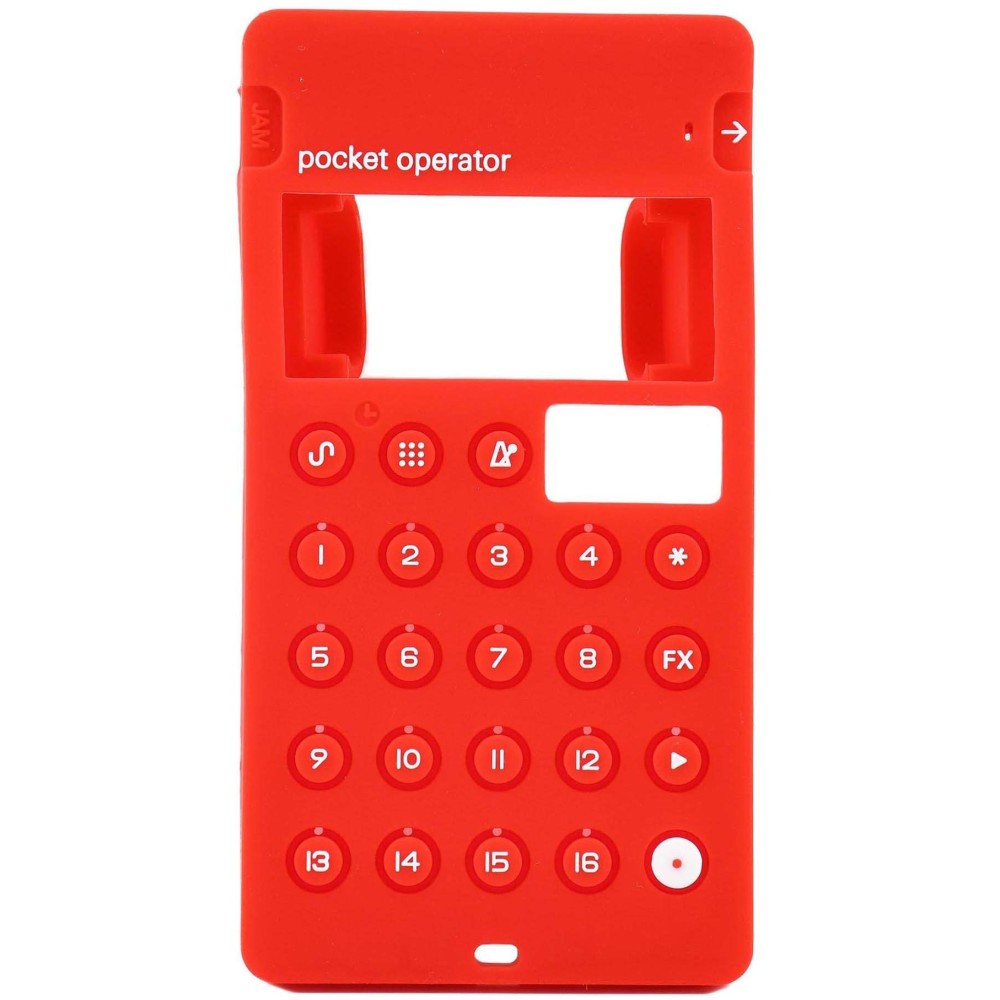 TEENAGE ENGINEERING CA-X RED Custodia per serie PO di colore rosso