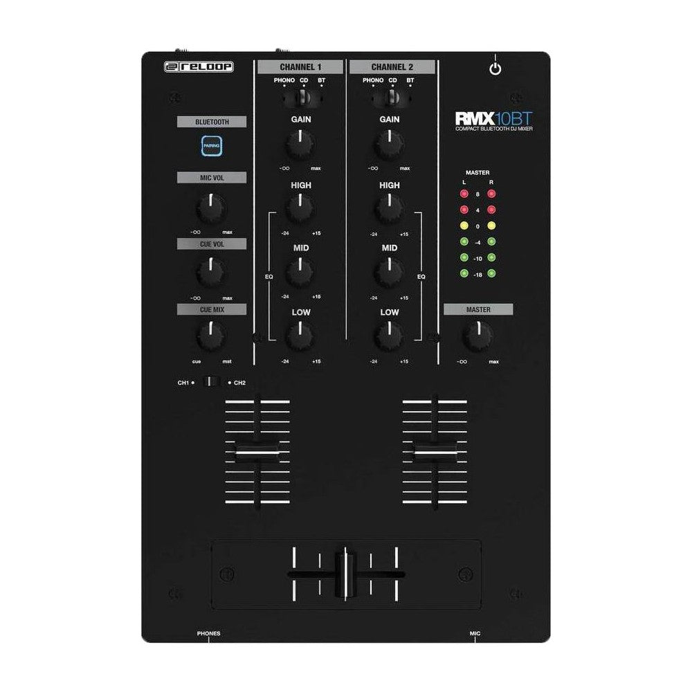 RELOOP RMX-10 BT Mixer Dj a 2 canali con bluetooth