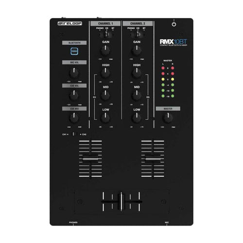 RELOOP RMX-10 BT Mixer Dj a 2 canali con bluetooth