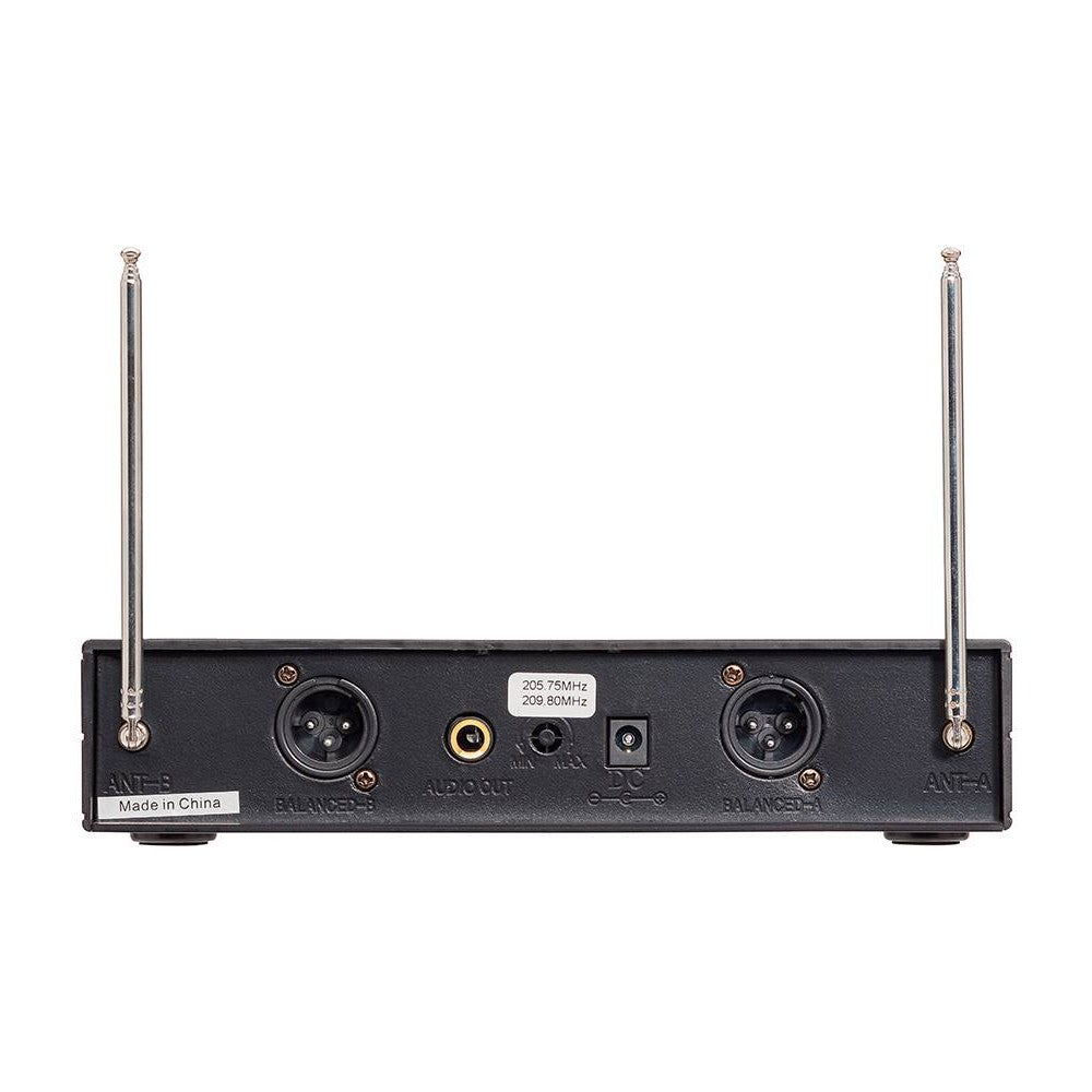 RADIOMIC. VHF DOPPIO SOUNDSATION WF-V21HHA 2 HANDMIC 213.0 - 215.5MHz