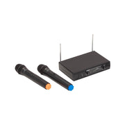 RADIOMIC. VHF DOPPIO SOUNDSATION WF-V21HHA 2 HANDMIC 213.0 - 215.5MHz