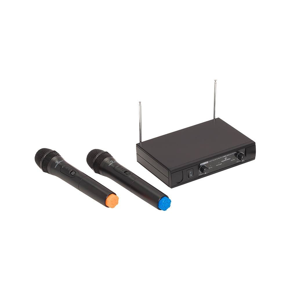 RADIOMIC. VHF DOPPIO SOUNDSATION WF-V21HHA 2 HANDMIC 213.0 - 215.5MHz