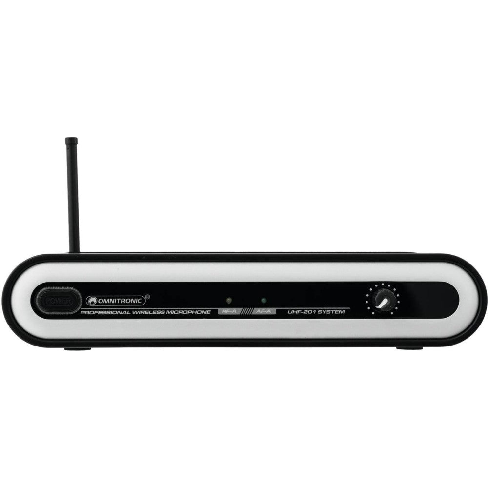 OMNITRONIC UHF-201 Sistema microfonico wireless con tecnologia UHF PLL