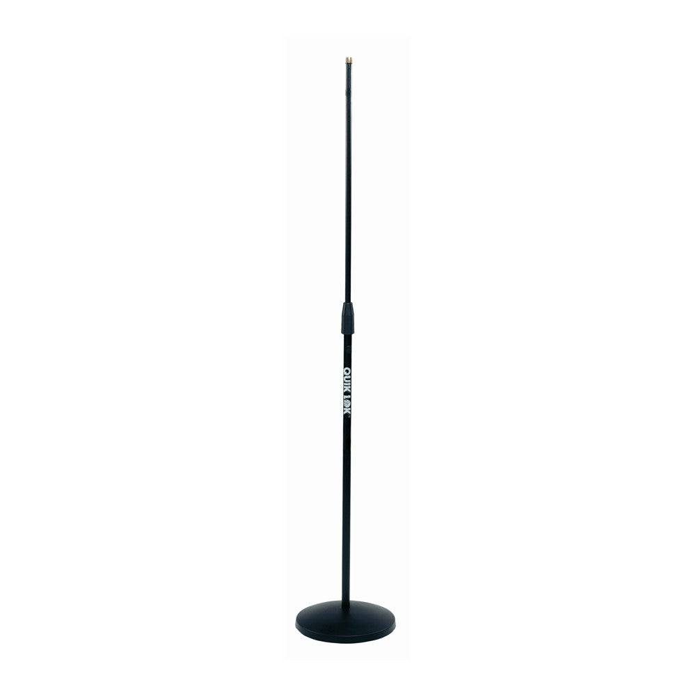 Quik Lok A/399 BK EU Asta microfonica dritta  con base in ghisa
