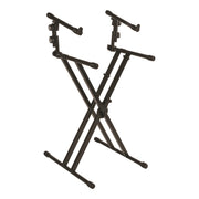 Quik Lok QL/642 Supporto professionale a "X" per 2 tastiere