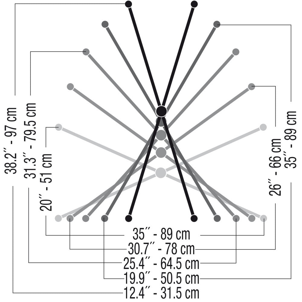 Quik Lok T/500 Supporto per tastiera a "X"