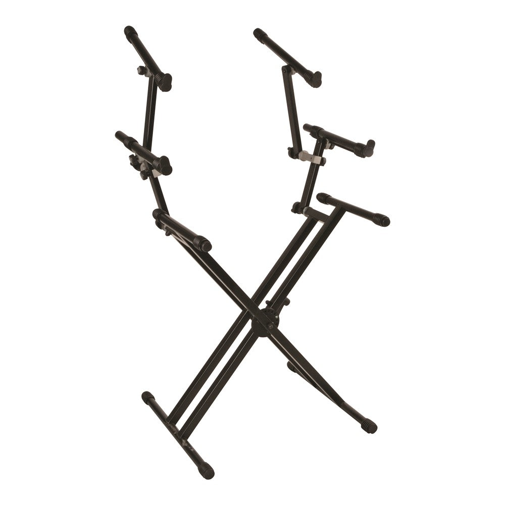 Quik Lok QL/723 supporto professionale a "X" per 3 tastiere
