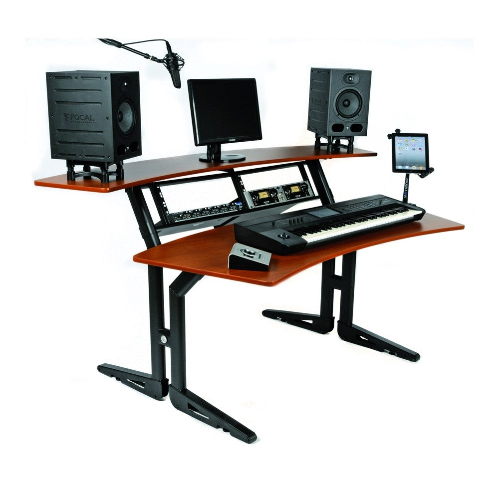 Quik Lok Z/630CY Two-tier Laminate Wood Workstation