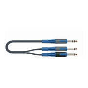 Quik Lok RKSA/100-2 Cavo assemblato adattatore Jack 6.3 stereo/Jack 6.3 mono
