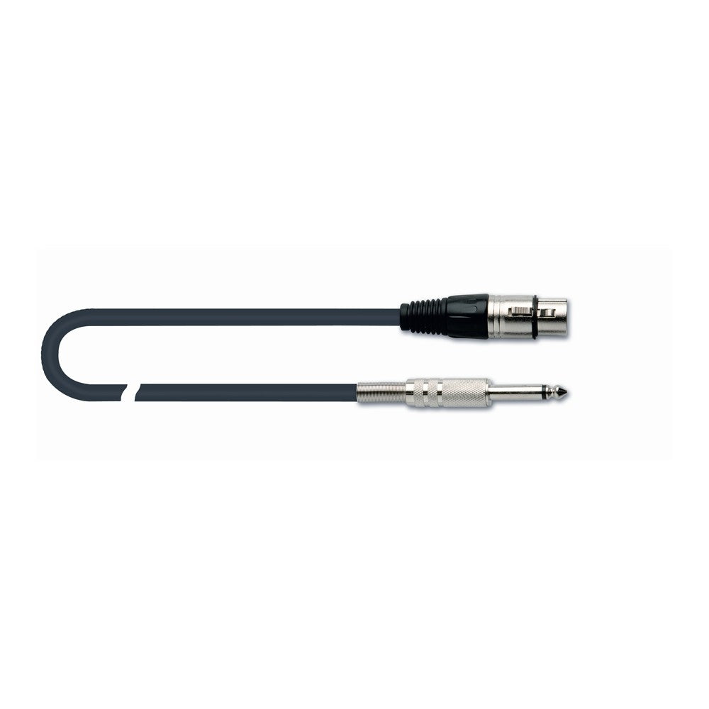 Quik Lok MX/777-9 Cavo assemblato adattatore, Serie Strix, Cannon XRL femmina/Jack mono