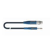 Quik Lok RKSM/300-1 Cavo assemblato adattatore Cannon XRL femmina/Jack mono