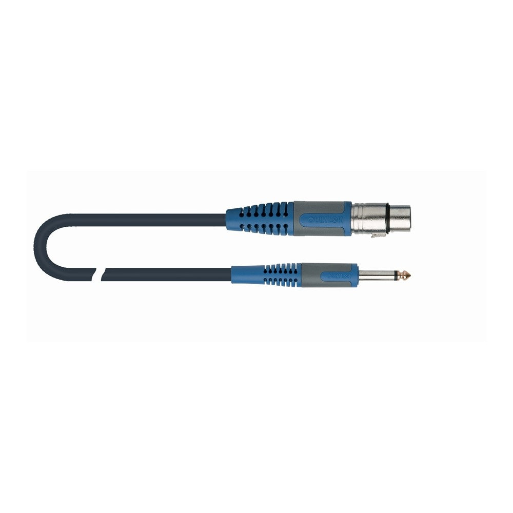 Quik Lok RKSM/300-1 Cavo assemblato adattatore Cannon XRL femmina/Jack mono