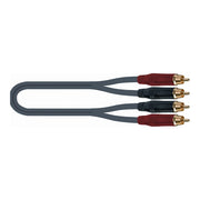Quik Lok SPB/323-3 BK Cavo assemblato Serie Professional Black 2 RCA maschio