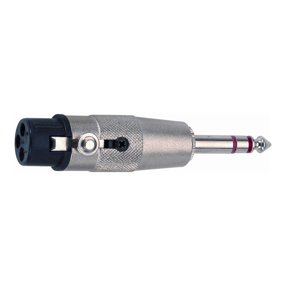 Quik Lok F/147 Adattatore audio Cannon XLR femmina 3 poli/Jack 6.3 mm stereo