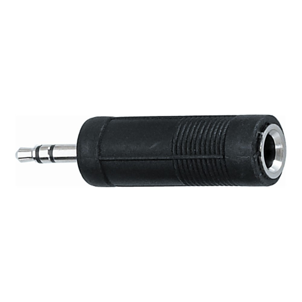 Quik Lok AD/16 Adattatore audio Jack 6.3 mm stereo femmina/Jack 3.5 mm stereo