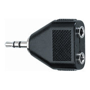 Quik Lok AD/20 Adattatore audio 2 Jack 3.5 mm stereo femmina/Jack 3.5 mm stereo