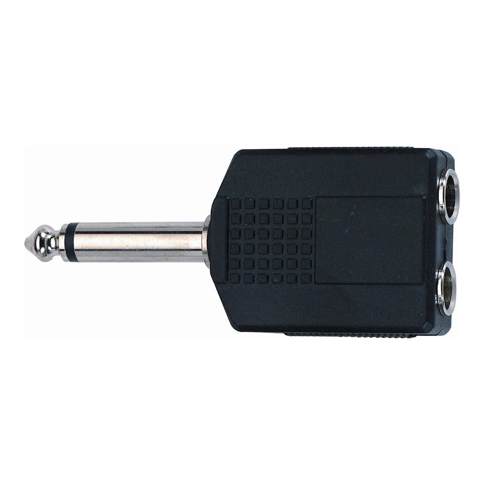 Quik Lok AD/72 Adattatore audio 2 Jack 6.3 mm mono femmina/Jack 6.3 mm mono