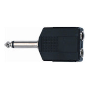 Quik Lok AD/72 Adattatore audio 2 Jack 6.3 mm mono femmina/Jack 6.3 mm mono