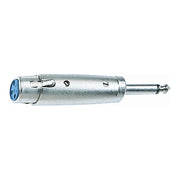 Quik Lok F/146-K Adattatore audio Cannon XLR femmina 3 poli/Jack 6.3 mm mono