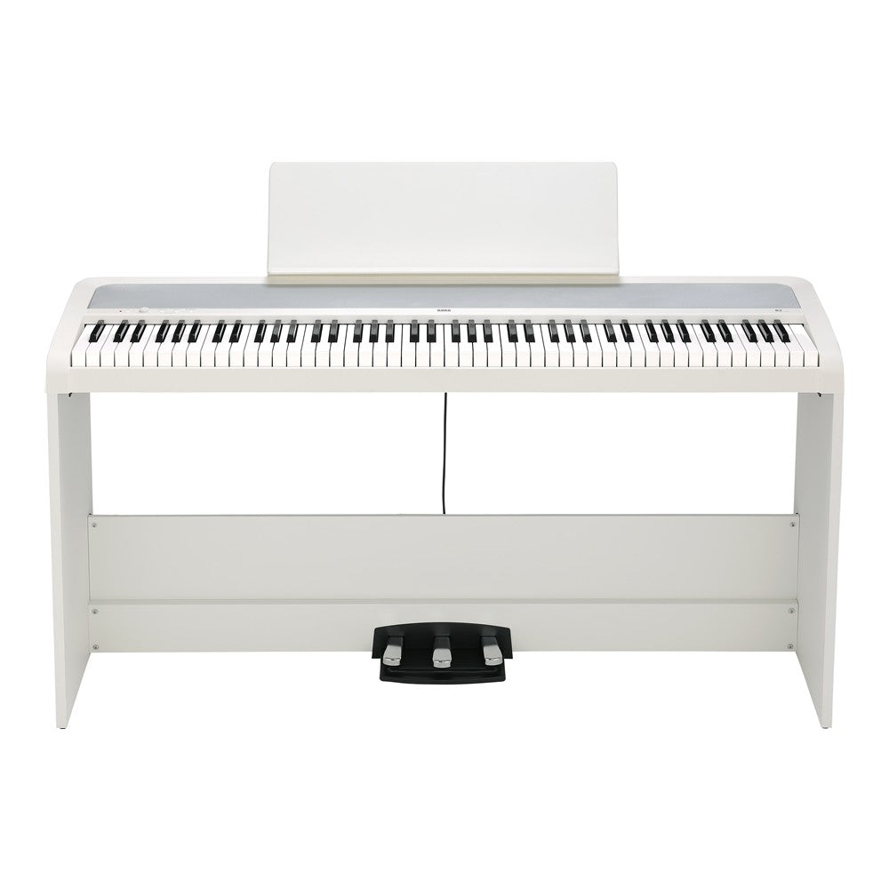 KORG B2SP-WH Pianoforte digitale a 88 tasti con supporto e pedali