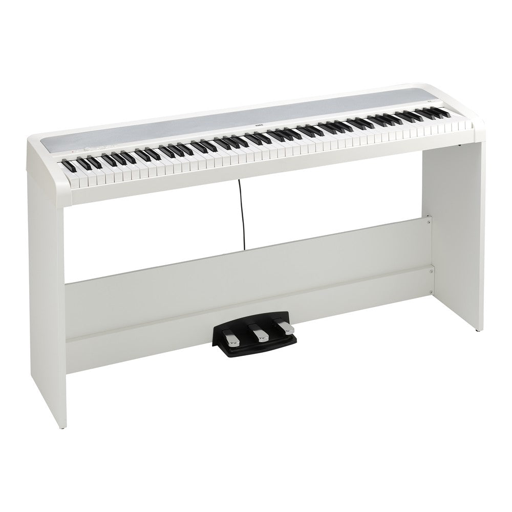 KORG B2SP-WH Pianoforte digitale a 88 tasti con supporto e pedali