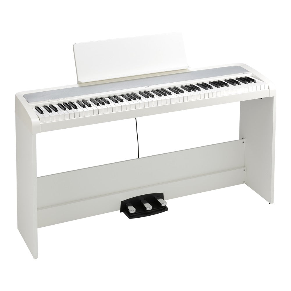 KORG B2SP-WH Piano digital de 88 teclas con soporte y pedales