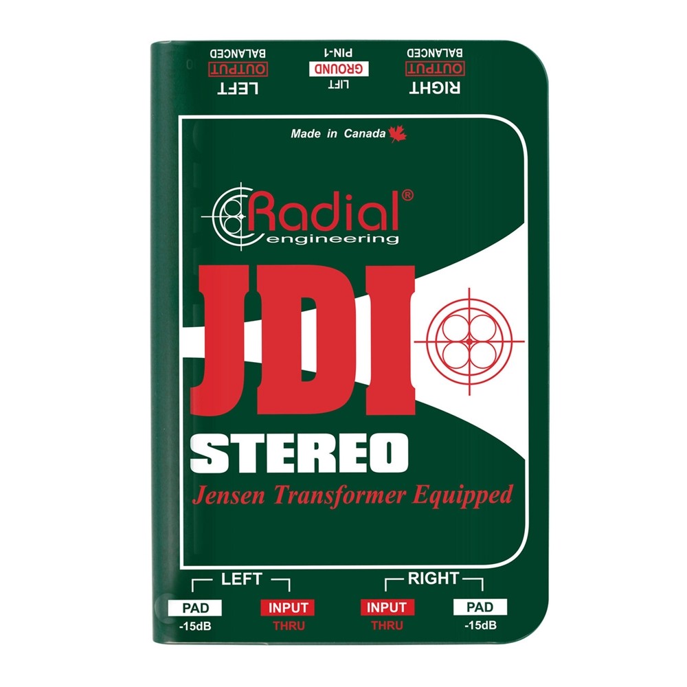 Radial JDI Stereo Passive Direct Box