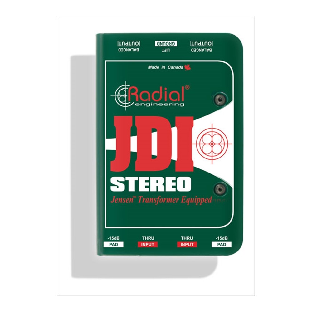 Radial JDI Stereo Passive Direct Box