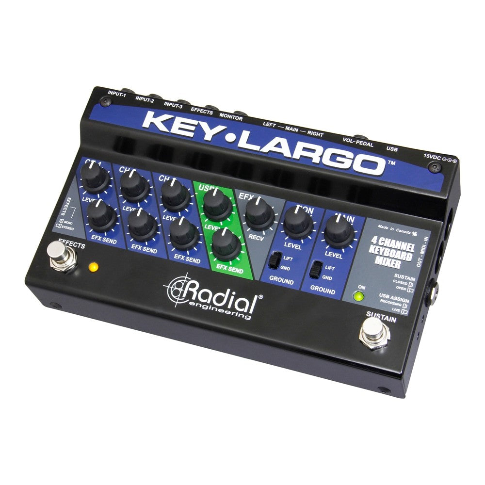 RADIAL ENGINEERING KEY-LARGO Pedalera para teclados