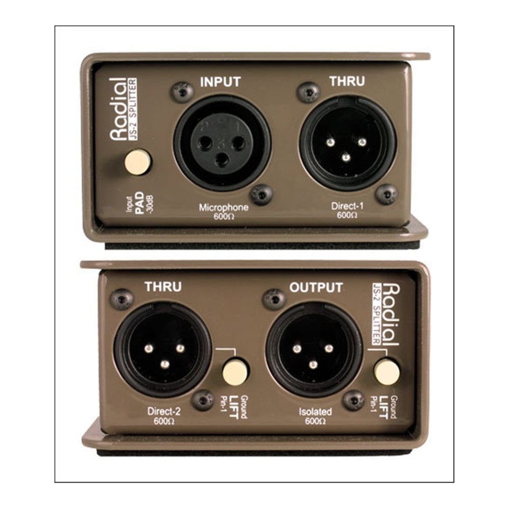 RADIAL ENGINEERING JS 2 Splitter microfonico passivo bilanciato