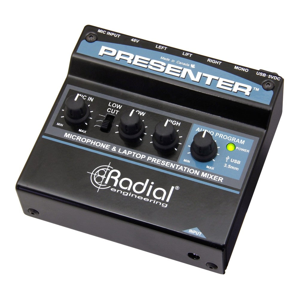 RADIAL ENGINEERING PRESENTER Mixer/preamplificatore microfonico