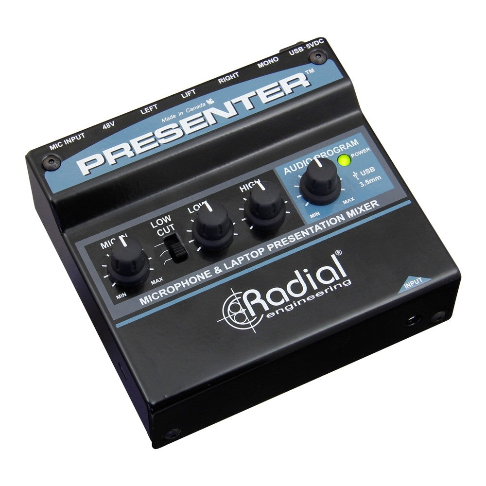 RADIAL ENGINEERING PRESENTER Mixer/preamplificatore microfonico