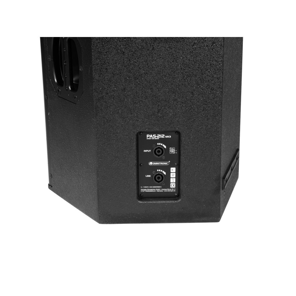 OMNITRONIC PAS-212 MK3 2-way 300 W RMS 12"